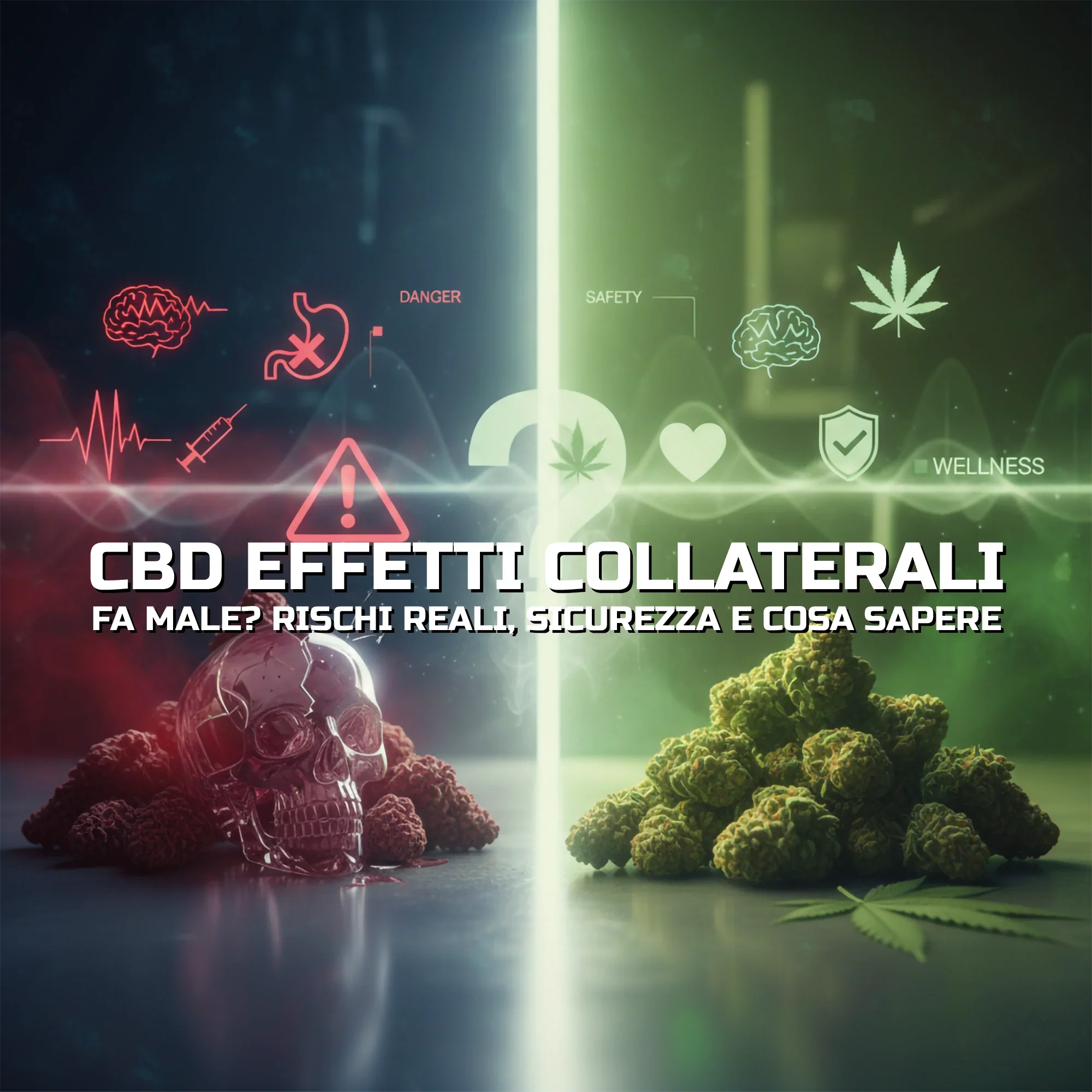 CBD effetti collaterali: fa male? Rischi reali, sicurezza e cosa sapere