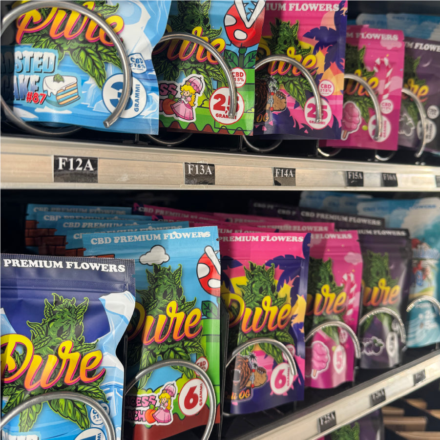 Pure CBD | Distributori automatici di CBD a Torino, Ventimiglia e Livorno PURE CBD Pure CBD | Distributori automatici di CBD a Torino, Ventimiglia e Livorno PURE CBD