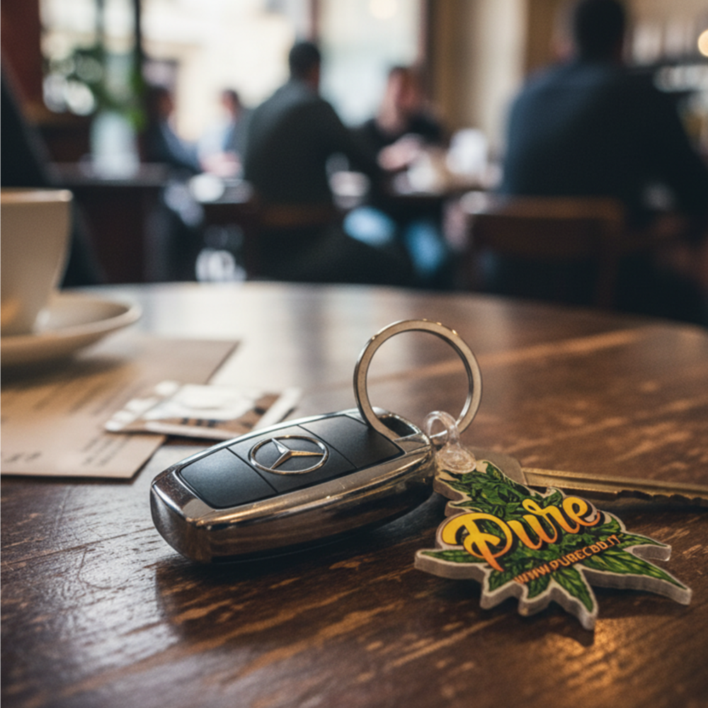 PORTACHIAVI PURECBD LOGO